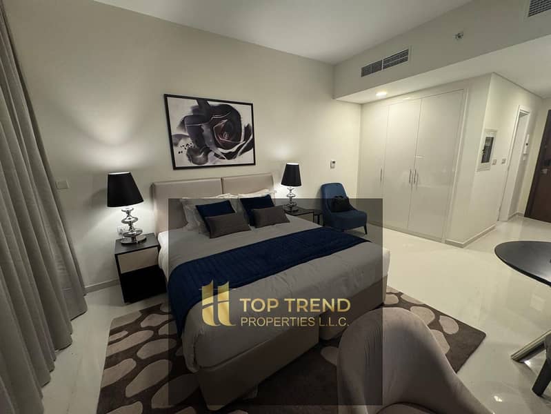 Distress Deal II Vacant II Brand New II Fully furnished Studio with Balcony II — Damac Hills distress deal