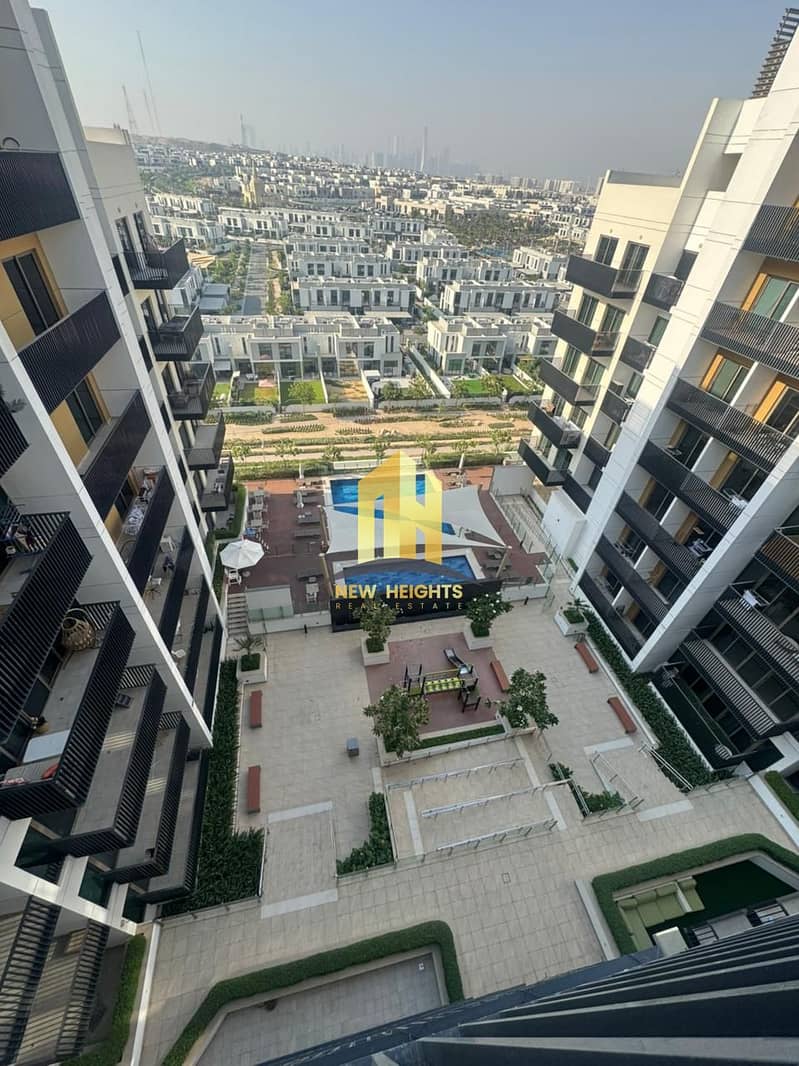 2BHK Fully Furnished — Distress Deal — Pool View — Azizi Pearl distress deal