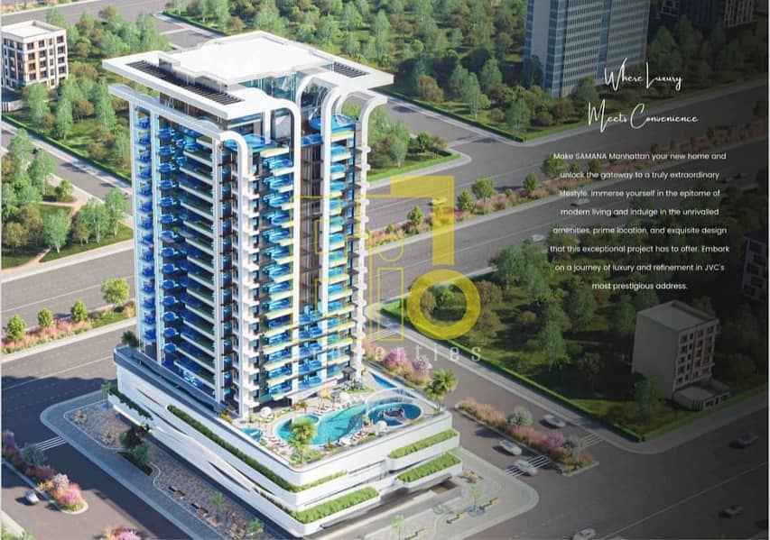 Luxury Studio+ Pool —Distress Deal — High ROl — Perfect Investment — JVC distress deal